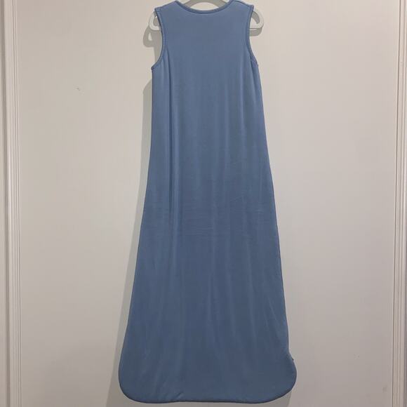 KYTE BABY Sleep Bag Sack 1.0 Tog Blue Large 18-36 Bamboo Zip Insulated Swaddle - Picture 3 of 6